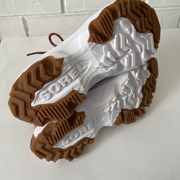 SOREL Kinetic Breakthru Conquest in Orange Leather Size 6 NEW High Top Sneakers - Picture 7 of 7